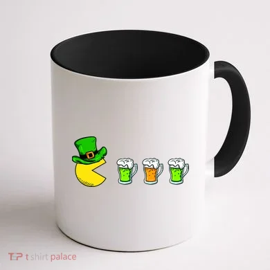 Retro St. Patrick's Day Drinking Game Coffee Mug back