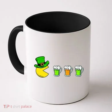 Retro St. Patrick's Day Drinking Game Coffee Mug