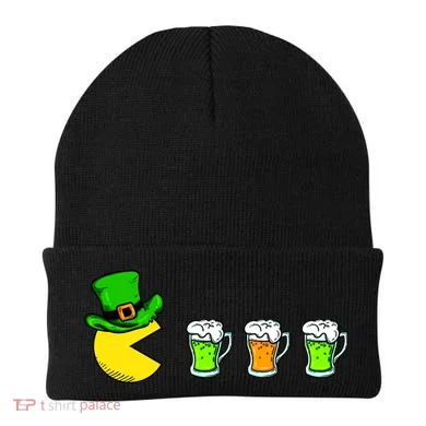 Retro St. Patrick's Day Drinking Game Beanie