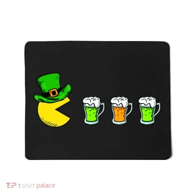 Retro St. Patrick's Day Drinking Game Mousepad