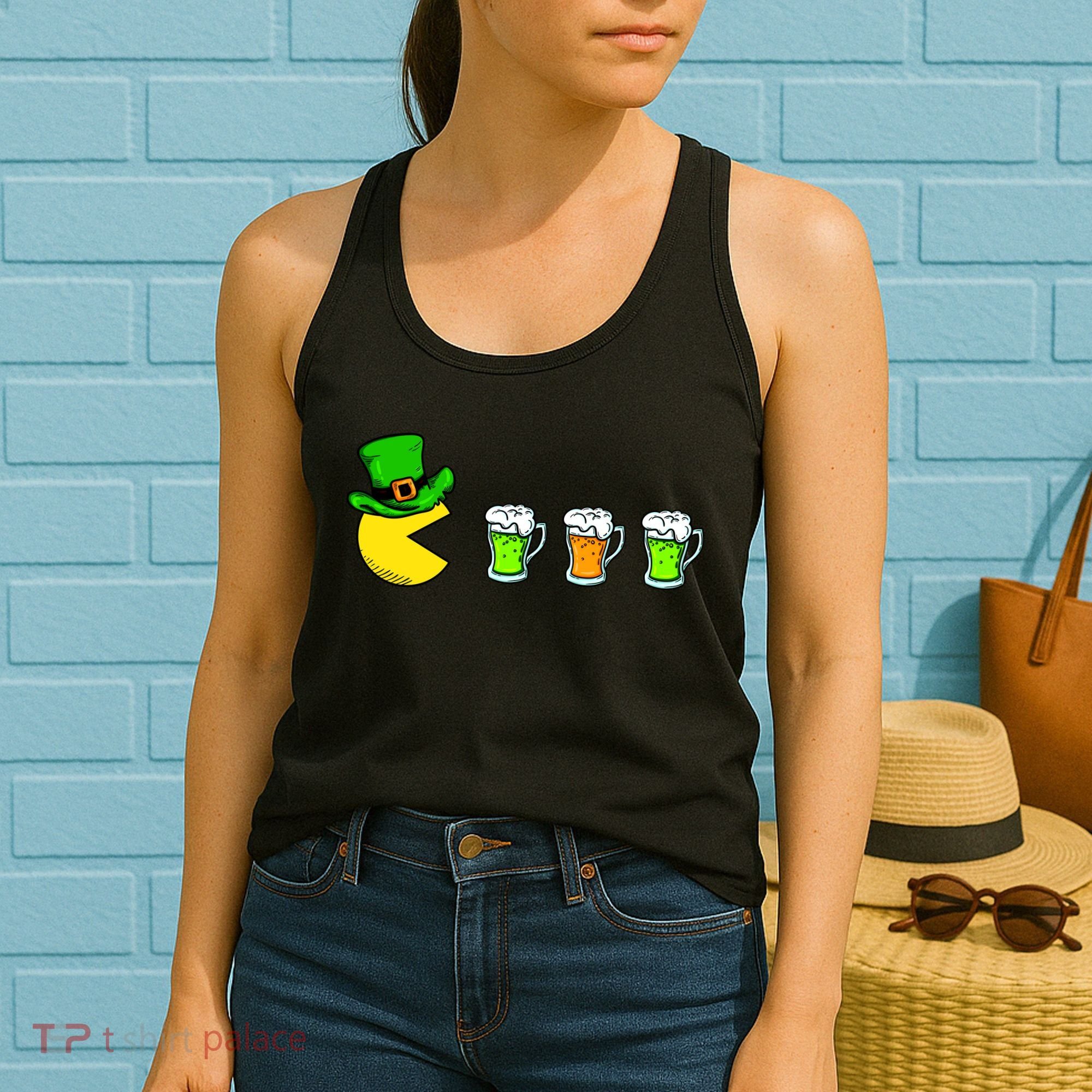 Retro St. Patrick's Day Drinking Game Women's Tank Top