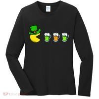 Retro St. Patrick's Day Drinking Game Women's Long Sleeve Shirt thumb 0
