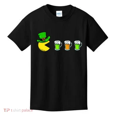 Retro St. Patrick's Day Drinking Game Kids T-Shirt