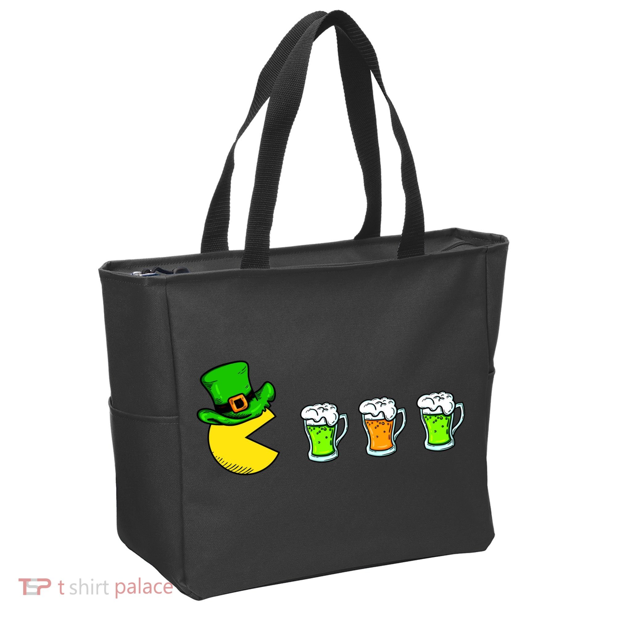 Retro St. Patrick's Day Drinking Game Tote Bag