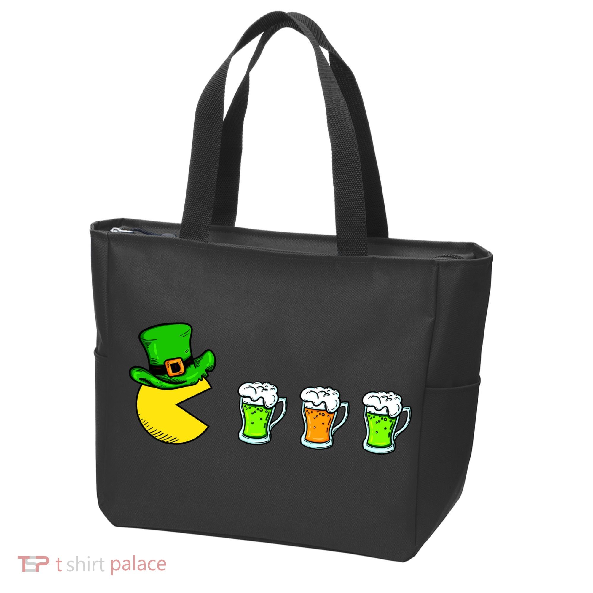 Retro St. Patrick's Day Drinking Game Tote Bag