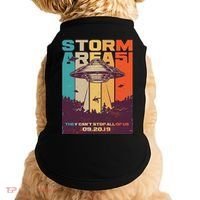 Retro Storm Area 51 UFO They Can't Stop Us All Doggie Tank thumb 0