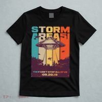 Retro Storm Area 51 UFO They Can't Stop Us All T-Shirt thumb 5