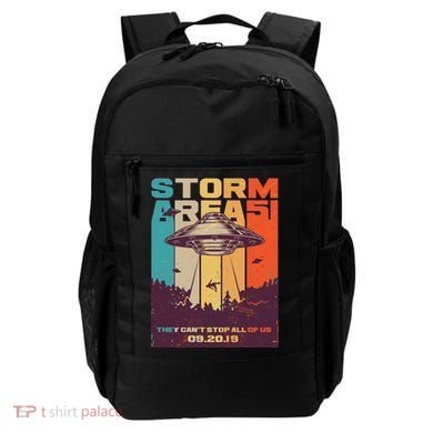 Retro Storm Area 51 UFO They Can't Stop Us All Backpack