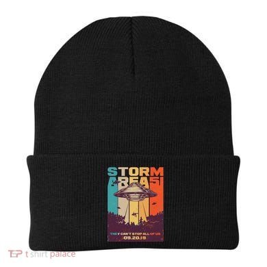 Retro Storm Area 51 UFO They Can't Stop Us All Beanie