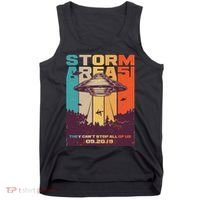 Retro Storm Area 51 UFO They Can't Stop Us All Tank Top thumb 0