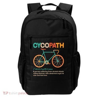 Retro Style Colors Cycopath Definition Backpack