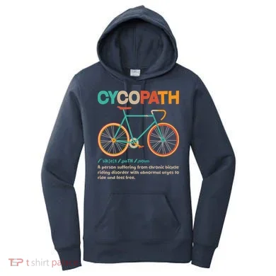 Retro Style Colors Cycopath Definition Women's Hoodie