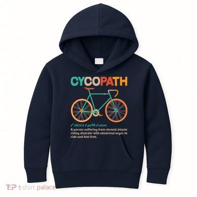 Retro Style Colors Cycopath Definition Kids Hoodie