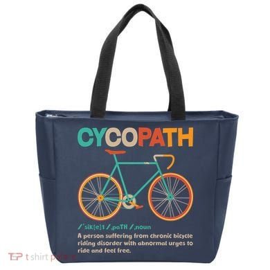 Retro Style Colors Cycopath Definition Tote Bag