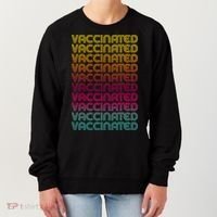 Retro Style Rainbow Vaccinated Women's Sweatshirt thumb 0