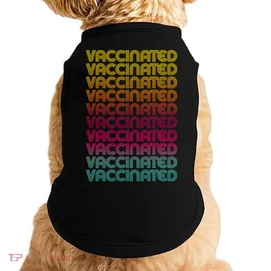 Retro Style Rainbow Vaccinated Doggie Tank