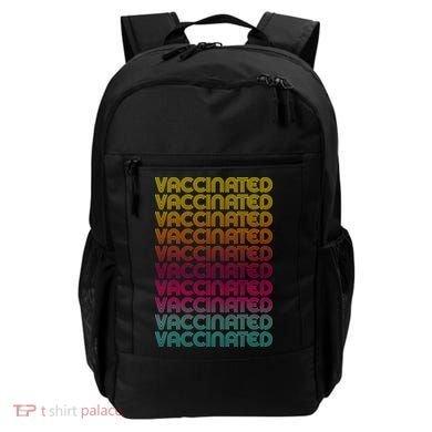 Retro Style Rainbow Vaccinated Backpack