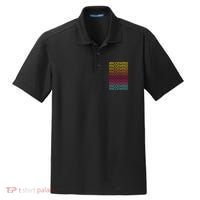 Retro Style Rainbow Vaccinated Dry Zone Grid Polo thumb 0