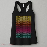 Retro Style Rainbow Vaccinated Women's Tank Top thumb 3