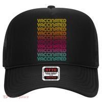 Retro Style Rainbow Vaccinated Hat thumb 0