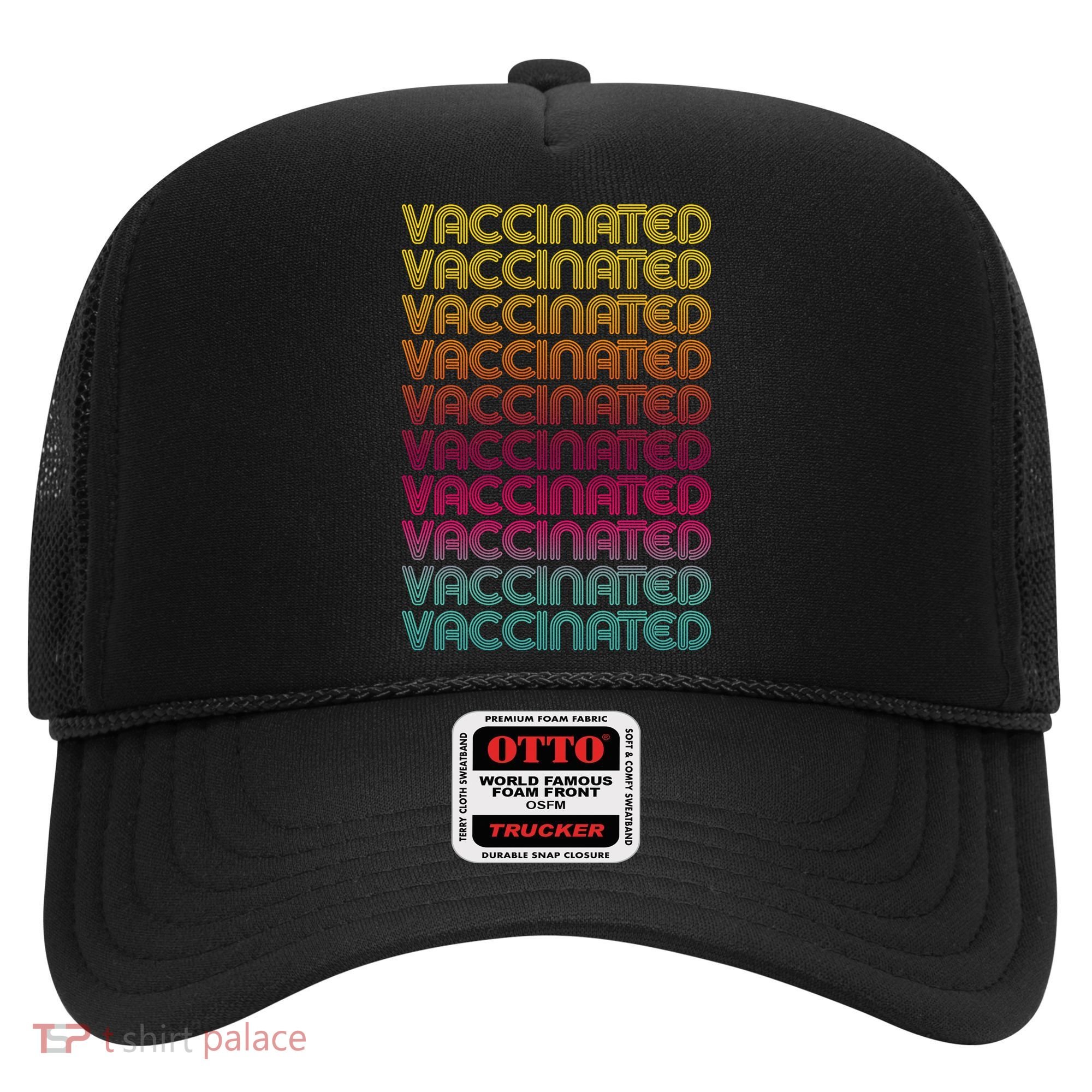 Retro Style Rainbow Vaccinated Hat