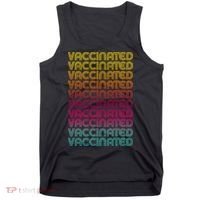 Retro Style Rainbow Vaccinated Tank Top thumb 0