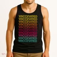 Retro Style Rainbow Vaccinated Tank Top thumb 3