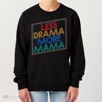 Retro Styled Less Drama More Mama Women's Sweatshirt thumb 0