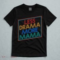 Retro Styled Less Drama More Mama T-Shirt thumb 5