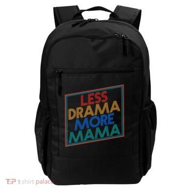 Retro Styled Less Drama More Mama Backpack