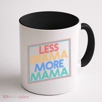 Retro Styled Less Drama More Mama Coffee Mug thumb 1