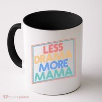 Retro Styled Less Drama More Mama Coffee Mug thumb 0