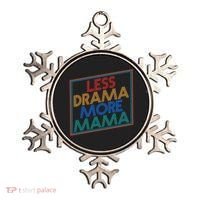 Retro Styled Less Drama More Mama Ornament thumb 0