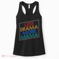 Retro Styled Less Drama More Mama Women's Tank Top thumb 0