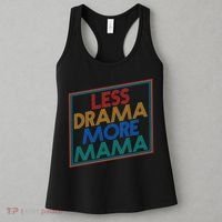 Retro Styled Less Drama More Mama Women's Tank Top thumb 3