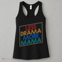 Retro Styled Less Drama More Mama Women's Tank Top thumb 3