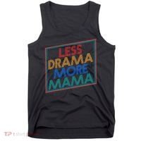 Retro Styled Less Drama More Mama Tank Top thumb 0