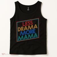 Retro Styled Less Drama More Mama Tank Top thumb 2