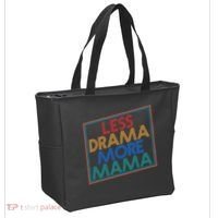 Retro Styled Less Drama More Mama Tote Bag thumb 2