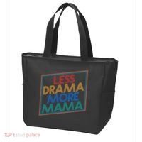 Retro Styled Less Drama More Mama Tote Bag thumb 3
