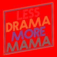 Retro Styled Less Drama More Mama Santa Hat thumb 1