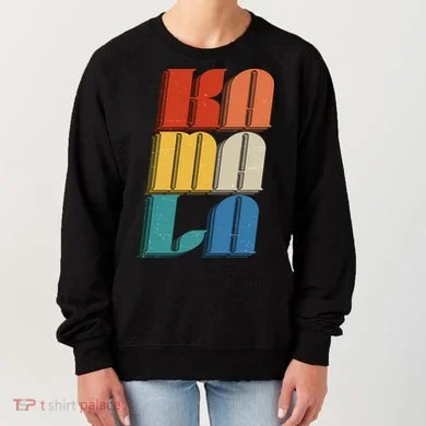 Retro Styled Text Kamala Harris Women's Sweatshirt