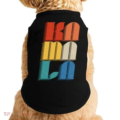Retro Styled Text Kamala Harris Doggie Tank