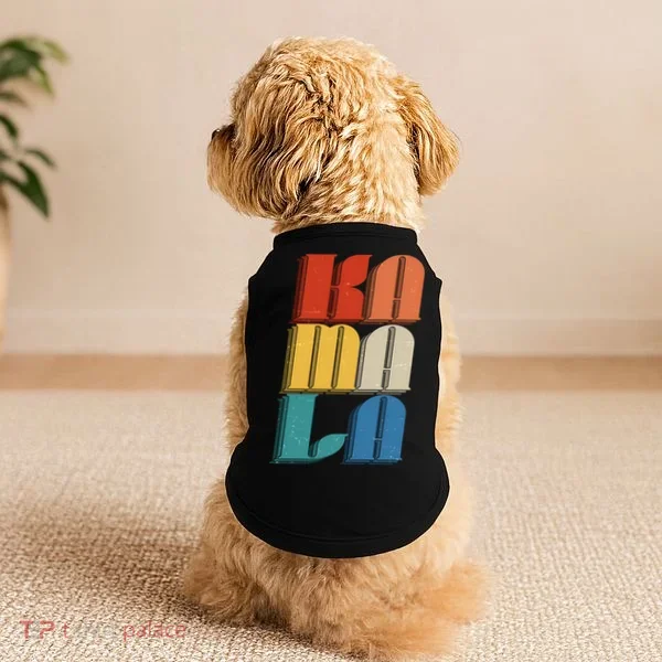 Retro Styled Text Kamala Harris Doggie Tank