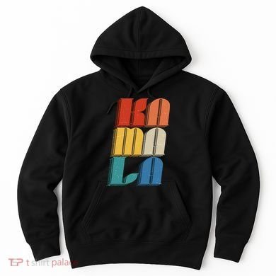 Retro Styled Text Kamala Harris Hoodie