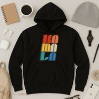 Retro Styled Text Kamala Harris Hoodie thumb 3
