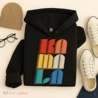 Retro Styled Text Kamala Harris Hoodie thumb 4