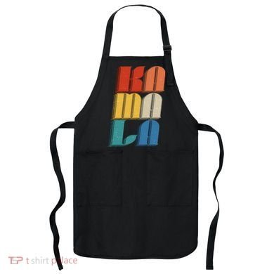 Retro Styled Text Kamala Harris Apron