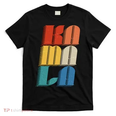Retro Styled Text Kamala Harris T-Shirt