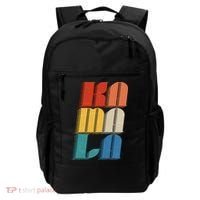 Retro Styled Text Kamala Harris Backpack thumb 0